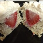 Strawberry Shortcake Cupcakes, sugar free, low carb