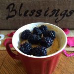 Peanut Butter Muffin in a Bowl, low carb, low fat, sugar free THMFP