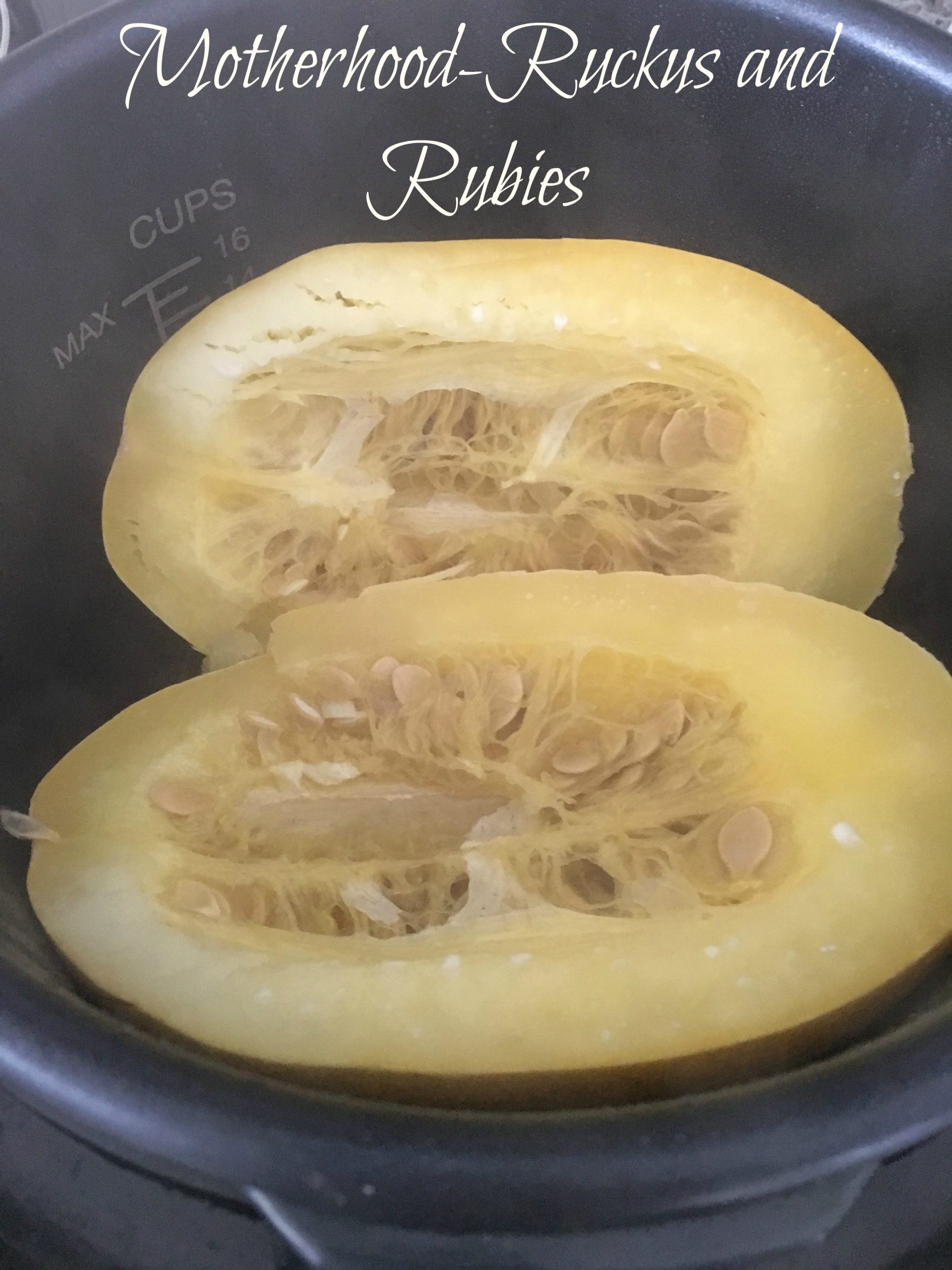 Pressure Cooker Spaghetti Squash a journey of food freedom anchored