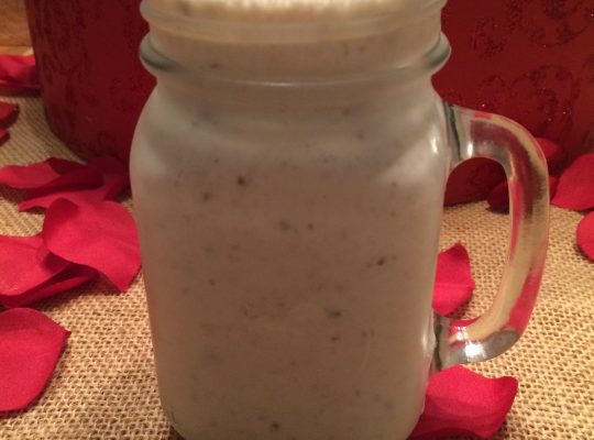 Delicious, low carb Turtle Cheesecake Shake THMS
